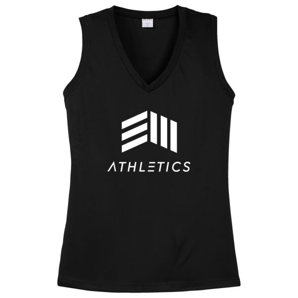 EIII Athletics  - Ladies Sleeveless PosiCharge ® Competitor™ V Neck Tee Thumbnail