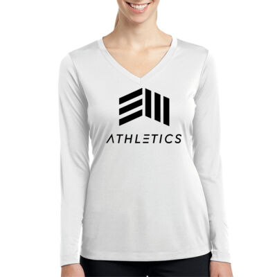 EIII Athletics  - Ladies Long Sleeve PosiCharge &#174; Competitor&#153; V Neck Tee Thumbnail